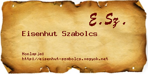 Eisenhut Szabolcs névjegykártya